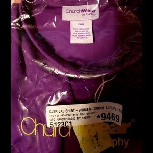 NIP size 20 women’s Clergy blouse, short sleeve